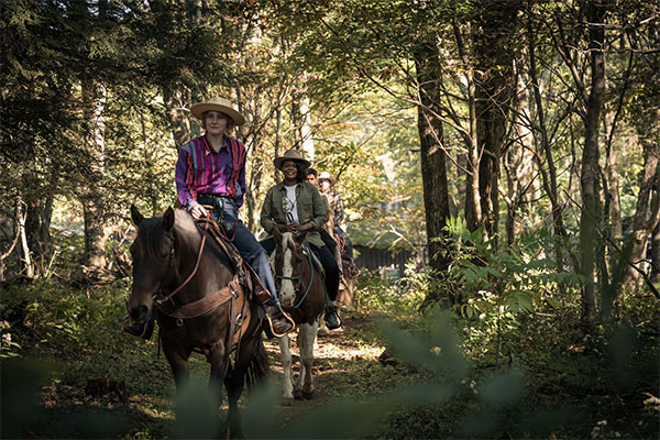 A group riding horses at Shenandoah